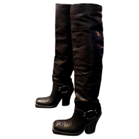 dior women's boots|dior thigh high boots.